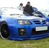 Blue Car, Scratch Repair in Burnley, Lancashire